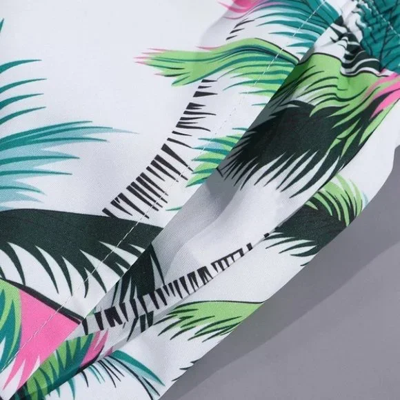 White Mens Button Up Tee Shirt - Picture 6 of 6